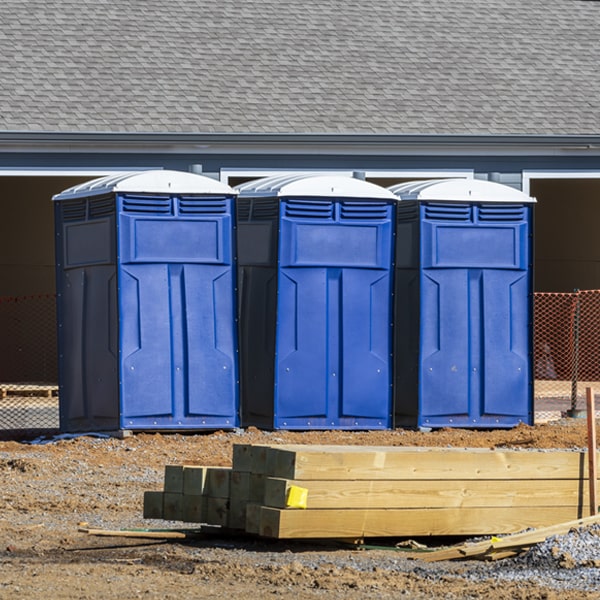 are there any restrictions on what items can be disposed of in the porta potties in Starbuck Washington